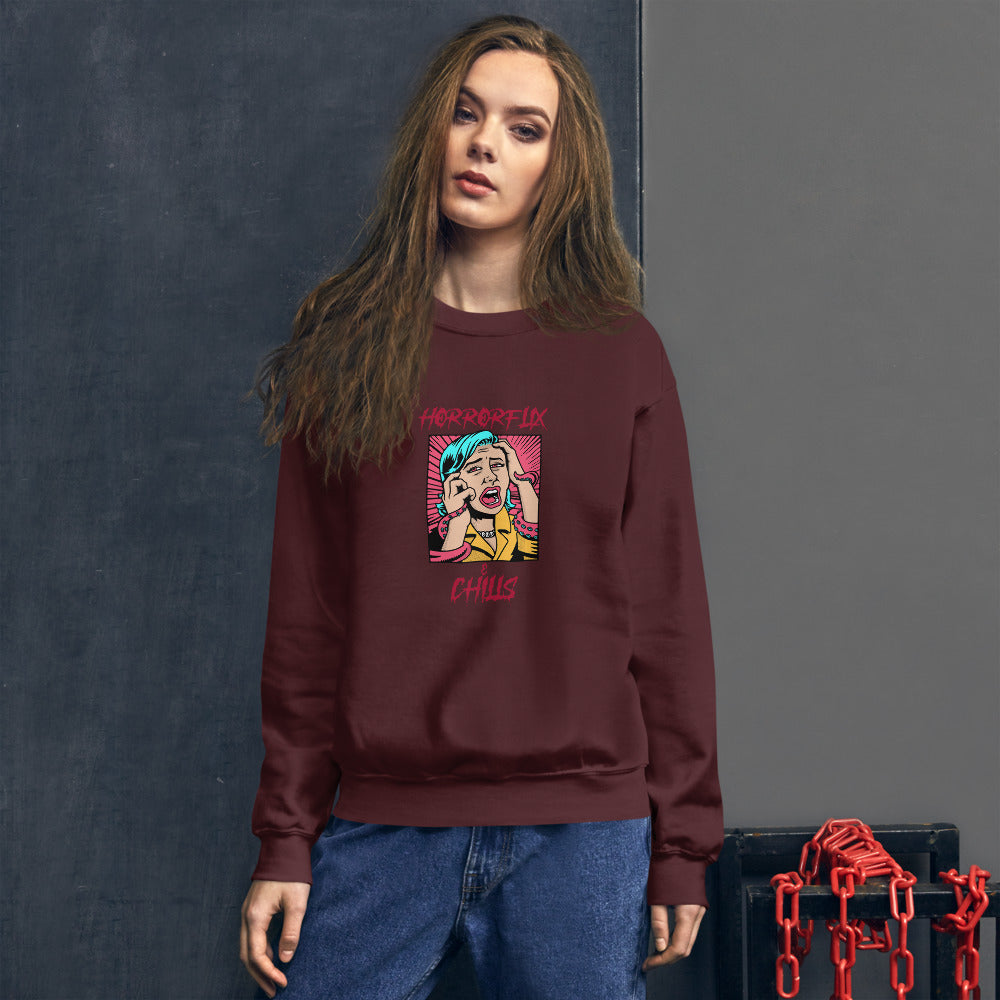 Horror Flix and Chills Women's Sweatshirt