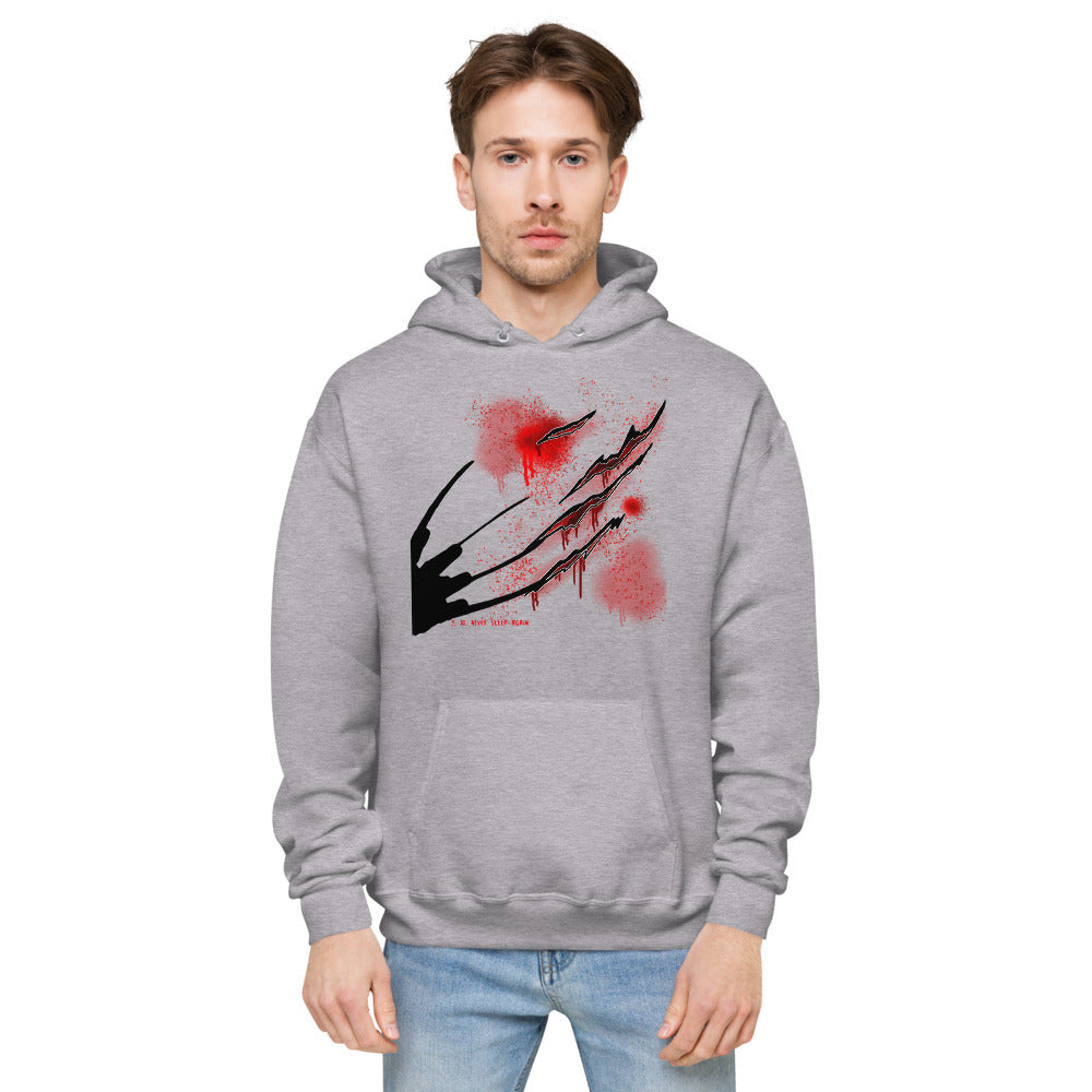 Nightmare Freddy Claws Men's fleece hoodie
