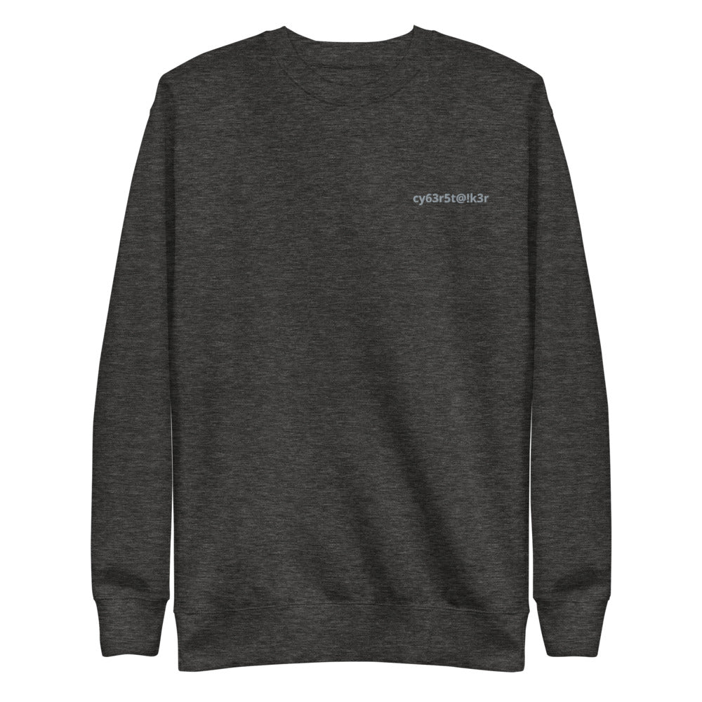 cy63r5t@!k3r Fleece Pullover