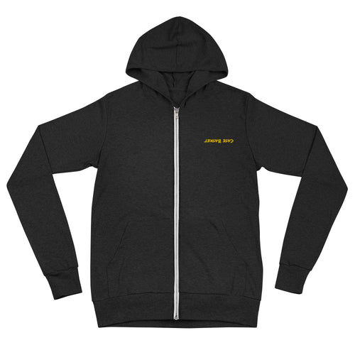 Basket Case Embroidered zip hoodie