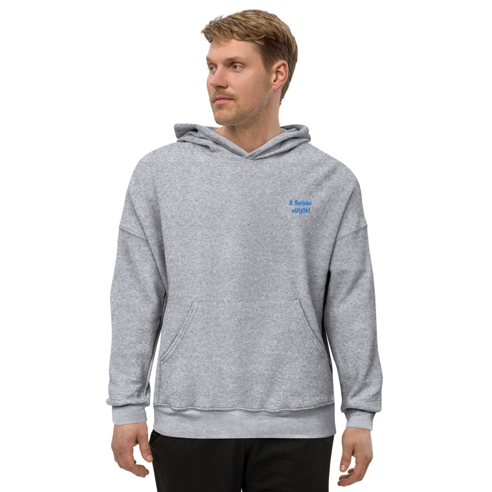 Serious Nut Job Embroidered Men's Hoodie