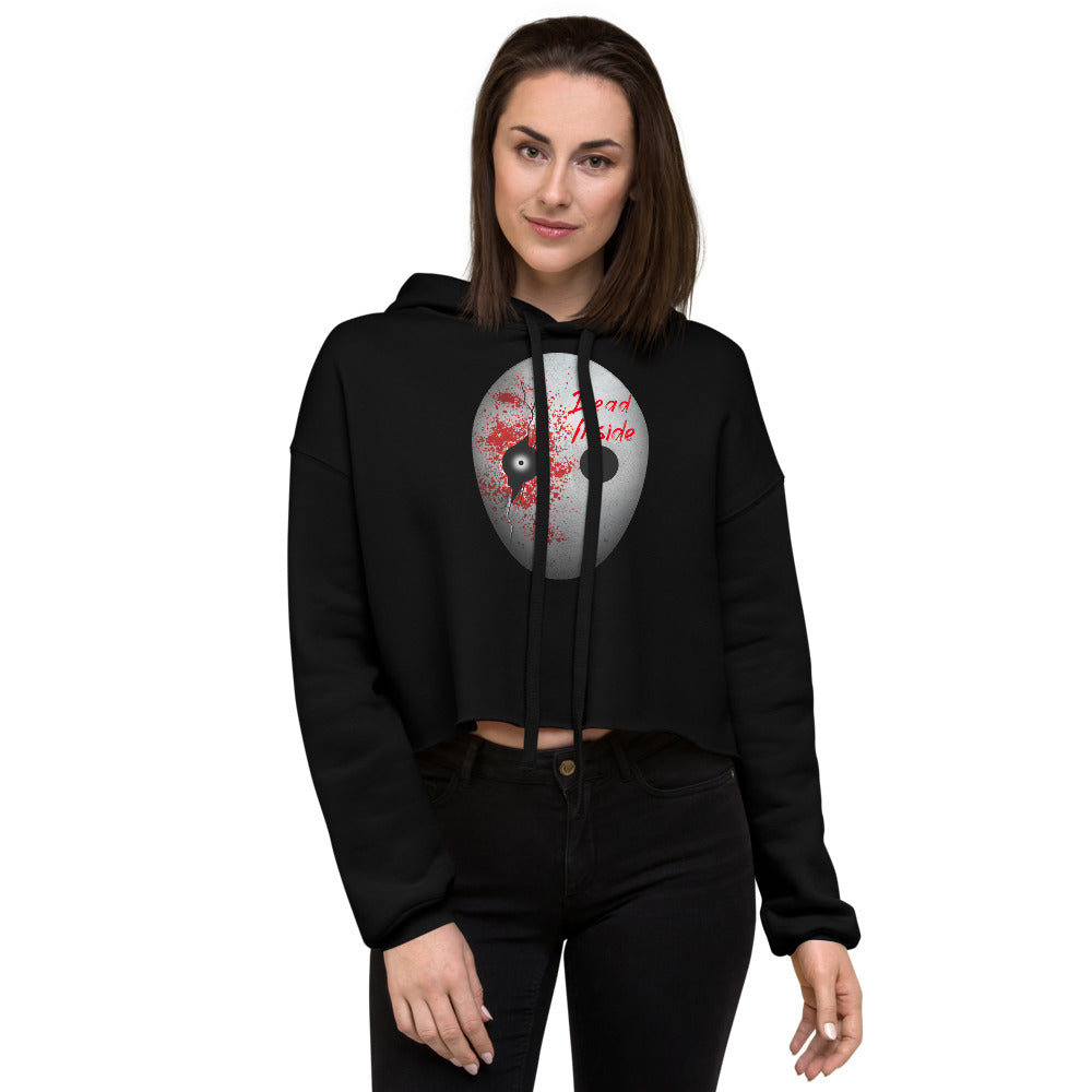 Dead Inside Crop Hoodie