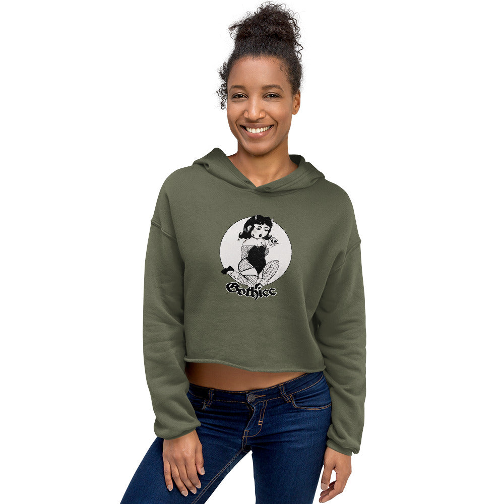 GOTHICC Crop Hoodie