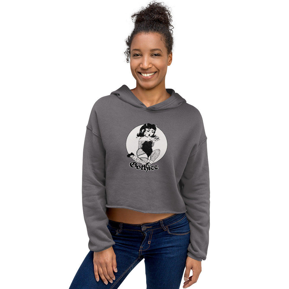 GOTHICC Crop Hoodie