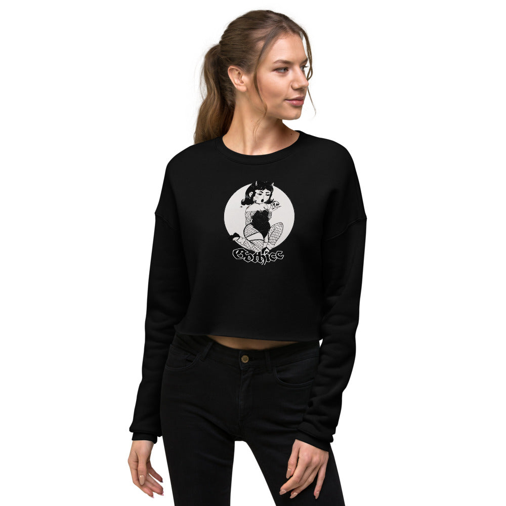 Gothicc Crop Sweatshirt